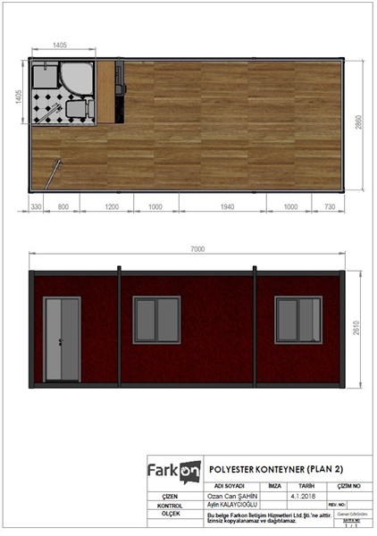 POLYESTER KONTEYNER (PLAN 2)